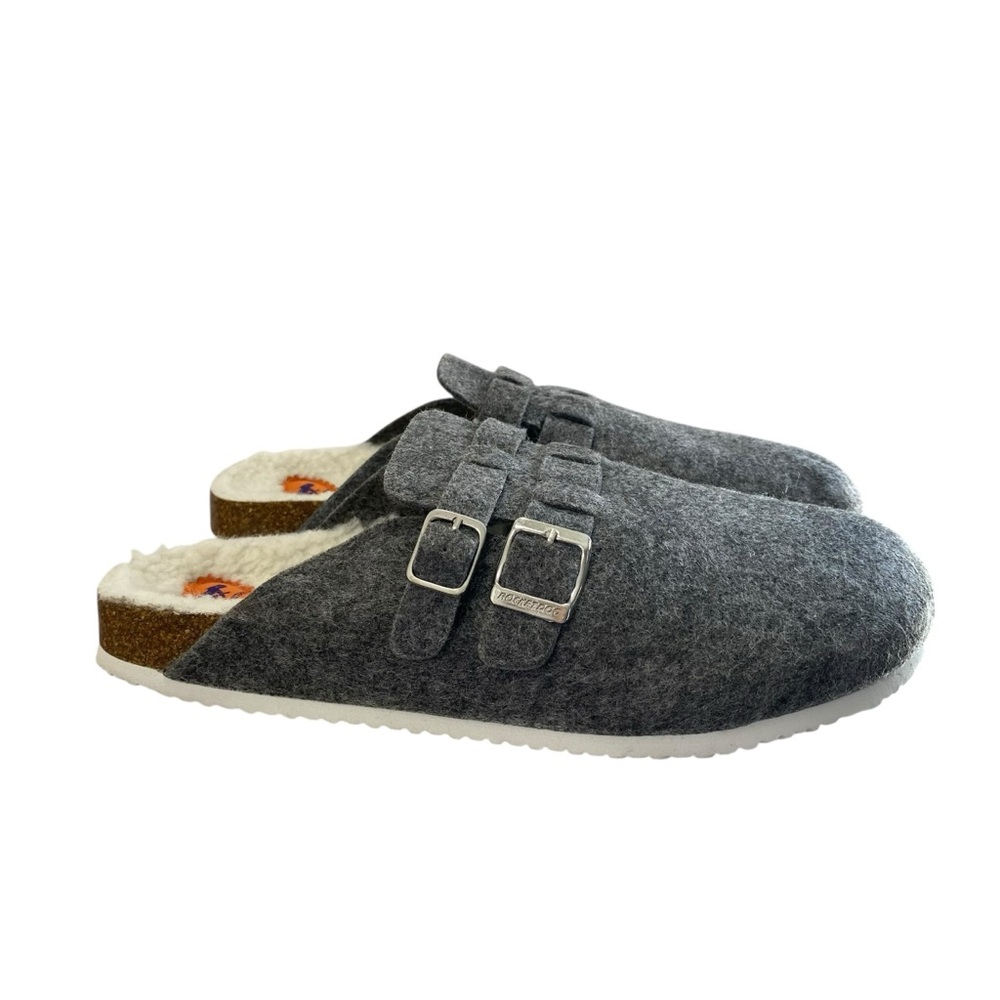 Rocketdog Cozy Wool Slippers 11 Abel Francois Mules Flats Slip On Slide Grey New
